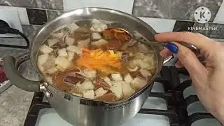 суп из белых грибов
