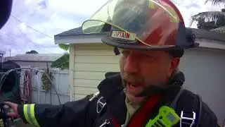 Helmet  Cam video, Safety officer perspective  at a Structure fire. By Biglin Photography.