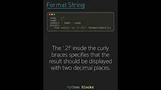 Python Format String Expert