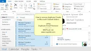 How to Remove Duplicate Emails in Outlook Folders