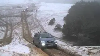Zlot Klubu Kia Sorento- Olsztyn 24.01.2015. - Pustynia Siedlecka