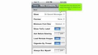 Configuring your email settings on your iPhone/iPad