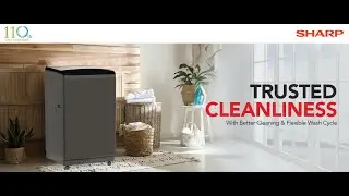Sharp Top Load Washing Machine (available in 7.5 kg / 9.0 kg / 11.0 kg)