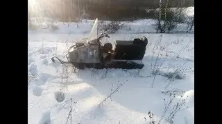 СНЕГОХОД БУРАН ДАЛЬНЯЯ ПОЕЗДКА, ОБЗОР THE SNOWMOBILE BURAN LONG TRIP