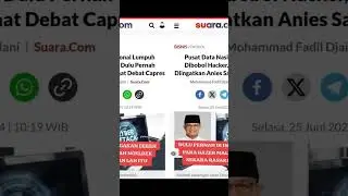 Anies Udah tahu,baru sekarang pada Nyahu#shorts