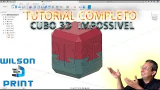 #TUTORIALCOMPLETO - CUBO IMPOSSÍVEL - FUSION 360