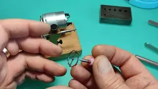 Watch repair. Restoration of the balance shaft pivot.