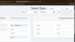 Invoice Generator Project