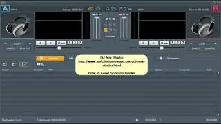How to Load Song on Decks - DJ Mix Studio