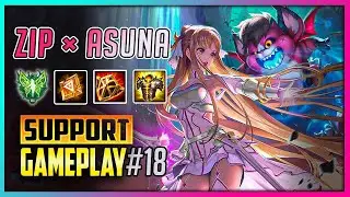 ZIP × ASUNA🔥BUTTERFLY BEST TOWER DIVES! | ZIP SUPPORT GAMEPLAY#18 | ARENA OF VALOR AoV | RoV