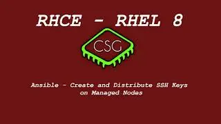 RHCE RHEL 8 - Ansible - Create and Distribute SSH Keys on Managed Nodes