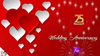 25th Wedding Anniversary Invitation Video | Download After Effects Template/Project