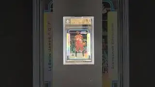2003 Bowman Chrome Refractor LeBron James ROOKIE /300 #123 BGS 9.5 GEM MINT