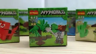 BUILDING BLOCK MOTIF MINE CRAFT/ BRICK ANIMASI MINECRAFT Lego.