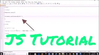 How to display a text using JavaScript in Html