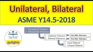 What is Tolerance | Unilateral and bilateral tolerance explained in tamil | Fits and tolerances |