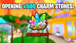 I OPENED x500 CHARM STONES in Pet Simulator 99!