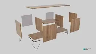 How to Assemble Furniture in 3D | Maya Furniture Assembly Tutorial
