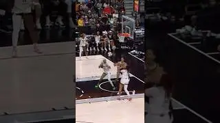 Kamilla Cardoso with the assist to Angel Reese