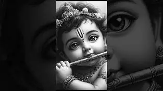 Krishna Drawing - Janmashtami Special #drawing #art #viralshort #shorts #krishna #janmashtami