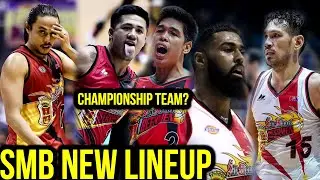 PBA UPDATES I SAN MIGUEL BEERMEN OFFICIAL NEW LOOK COMPLETE LINE UP FOR PBA 48TH ALL FILIPINO CUP