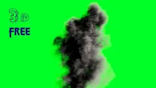 Free Green screen smoke effects 3d animation