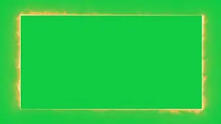 Green screen frame black screen | Neon light border | Frame template video background