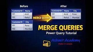 How to Merge Queries in Power Query Editor for Power BI