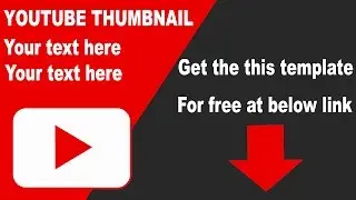 youtube thumbnail template download Free GIve Away
