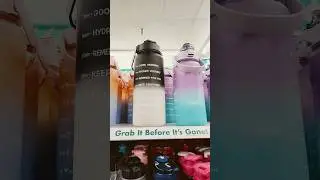 DOLLAR TREE RESTOCK!! WATER BOTTLES #dollartree