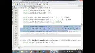 JAVA #32 SH6 homework Customize JTable with Font