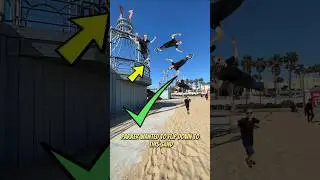 THIS KID CAN FLIP FROM SO HIGH?!? 🤯 With 