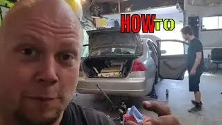 How To change Shocks on a 2007 honda civic ( rear)
