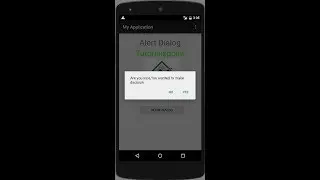 49. Customize the Alert Dialog
