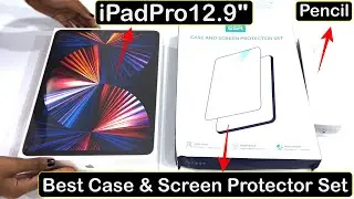 Brand New Apple iPad Pro 12.9-inch, Wi-Fi, 256GB, Space Grey 5th Generation, Apple M1 chip, ESR Case
