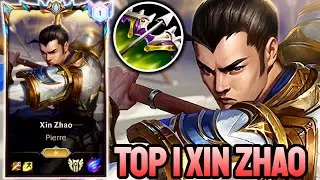 WILD RIFT XIN ZHAO - TOP 1 XIN ZHAO GAMEPLAY - CHALLENGER RANKED