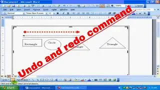 undo and redo command