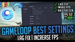 PUBG GAMELOOP LAG FIX 🔧NEW SETTING OF 2020 WITH 60 FPS FOR ANY PC