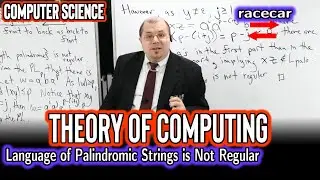 Language of Palindromic Strings is not Regular (Theory of Computing)