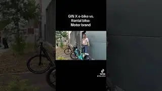 GIN X e-bike vs. rental e-bike
