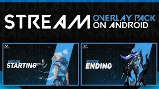 How to make a Stream Overlay Pack On Android using Ps-touch and kinemaster || stream pack