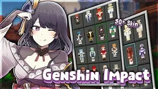 GENSHIN IMPACT Minecraft Skin Pack - Minecraft pe 1.18+