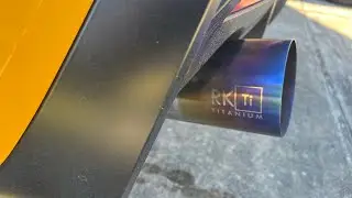 MKV A90 RK Titanium Exhaust single exit