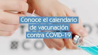 Puebla: Conoce el calendario de vacunación contra COVID-19