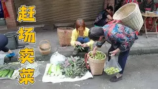 My eldest sister hurried to the market to sell vegetables and made 30 yuan