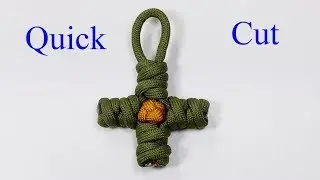 Double Connection Knot Parachute Cord Cross - Quick Cut