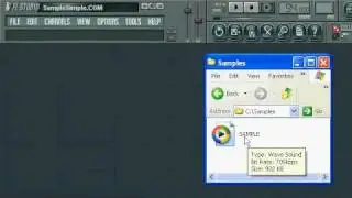 How To Sample in Edison (Quickly Drag Samples into FL Studio Edison from Windows Explorer)