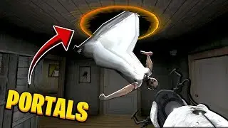 I found a PORTAL GUN in Granny Horror Game... (Granny Survival) - Garry's Mod Gameplay