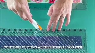 How to Cut Jelly Rolls quickly with our Gruuvy Let's Jam Rulers: 45 Degrees