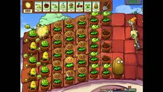 plants vs zombies LV 5-4  (เกม zombies, ເກມ zombies)